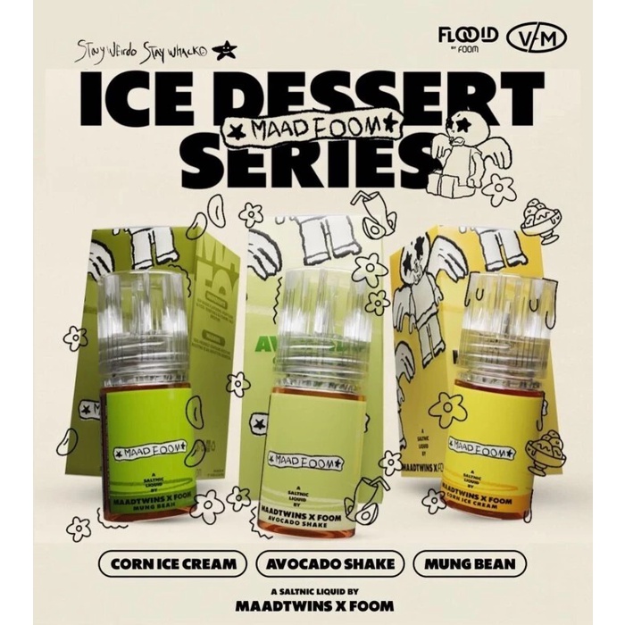 AUTHENTIC MAAD FOOM ICE DESSERT SALT 30ML