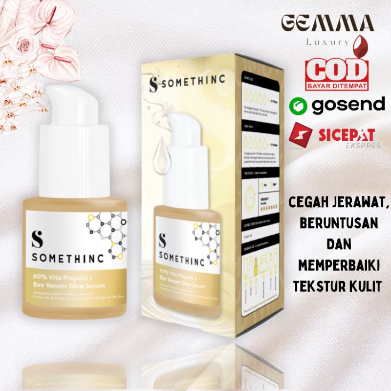 (GOSEND/COD) SOMETHINC 60% VITA PROPOLIS + BEE VENOM GLOW SERUM ANTI JERAWAT