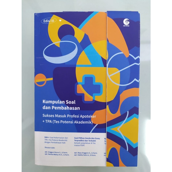 

✨COD✨ EDISI 3. Buku Soal dan Pembahasan Sukses Masuk Profesi Apoteker