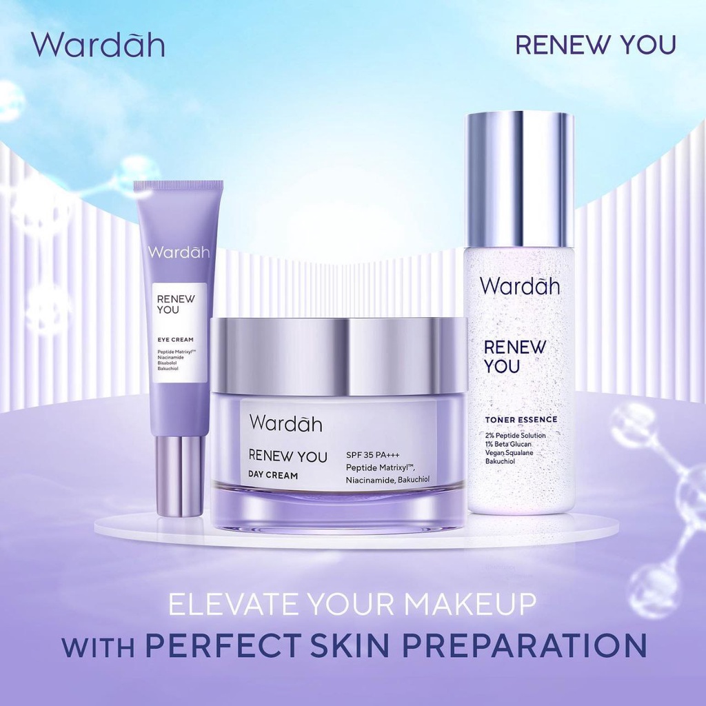 Wardah Renew You | Facial Wash Day Night Cream