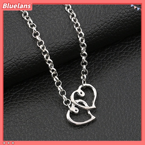 Bluelans Women Double Love Heart Chain Beach Sandal Ankle Bracelet Anklet Foot Jewelry