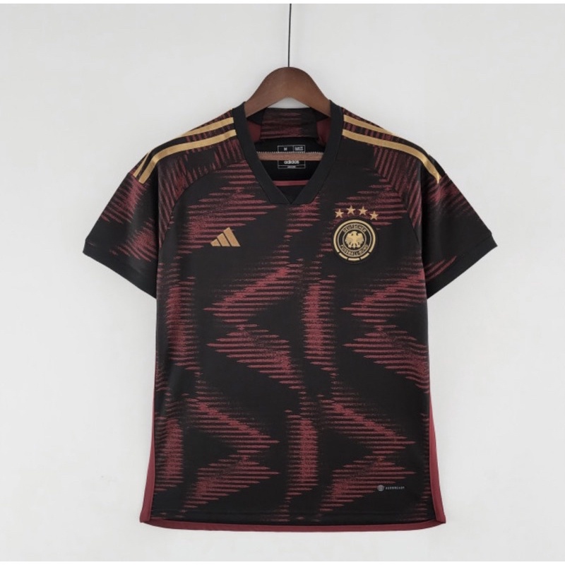 JERSEY BOLA JERMAN AWAY WORLD CUP 2022 GRADE ORI - BAJU BOLA PIALA DUNIA JERMAN AWAY