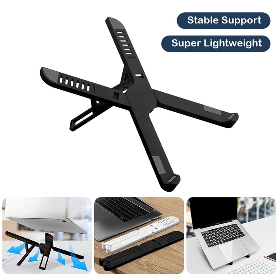 HD-42 Holder Stand Adjustable Anti Slip Untuk Laptop/Notebook HD42  Dudukan Laptop