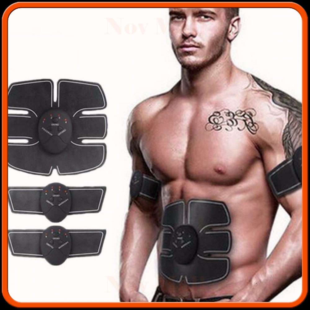 Alat Stimulator Terapi EMS Otot Six Pack ABS Abdominal Muscle MU422