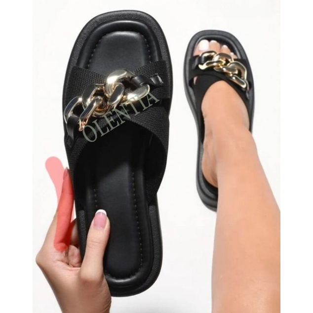 Sandal Wanita Sandal casual wedges platform SR 08