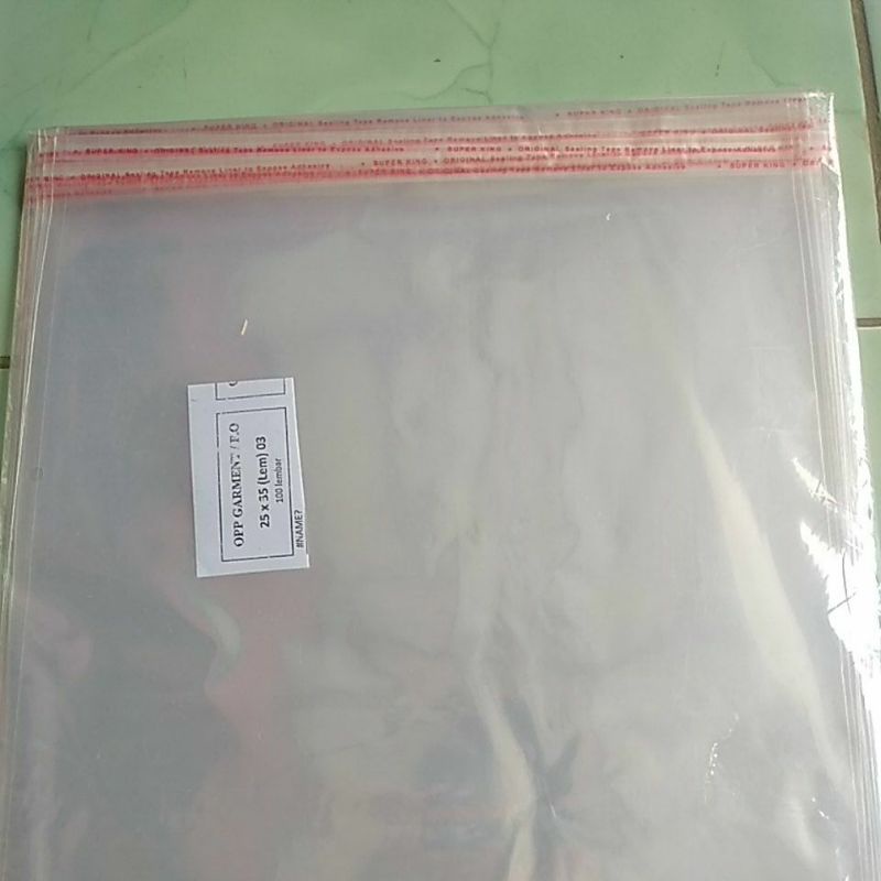 Jual Plastik Oppplastik Sealplastik Bajuplastik Online 25x35 Isi 100 Lembar Shopee Indonesia 0308