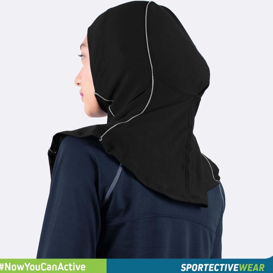 "DBS.31Oc22ᵂ" Jilbab Hijab Kerudung Sport Sporty Olahraga Senam Yoga Renang Bersepeda Earphone Sport