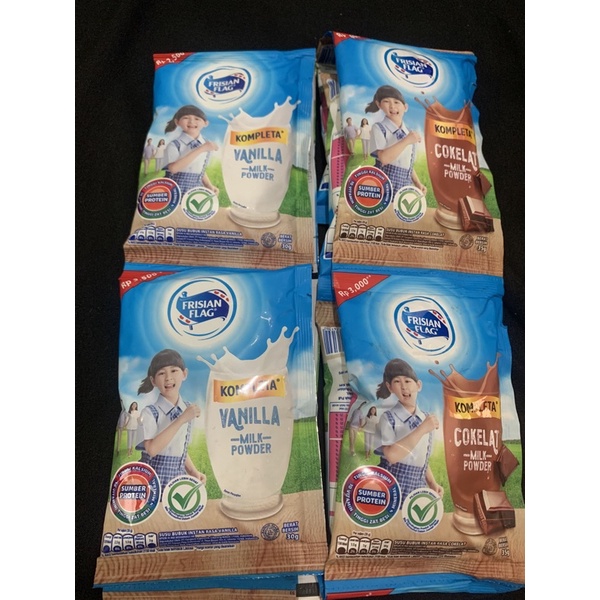 

Susu bubuk frisian flag kompleta renteng isi 5pcs