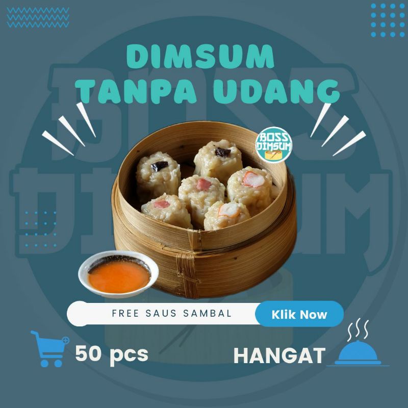 

DIMSUM TANPA UDANG 50 PCS (HANGAT)