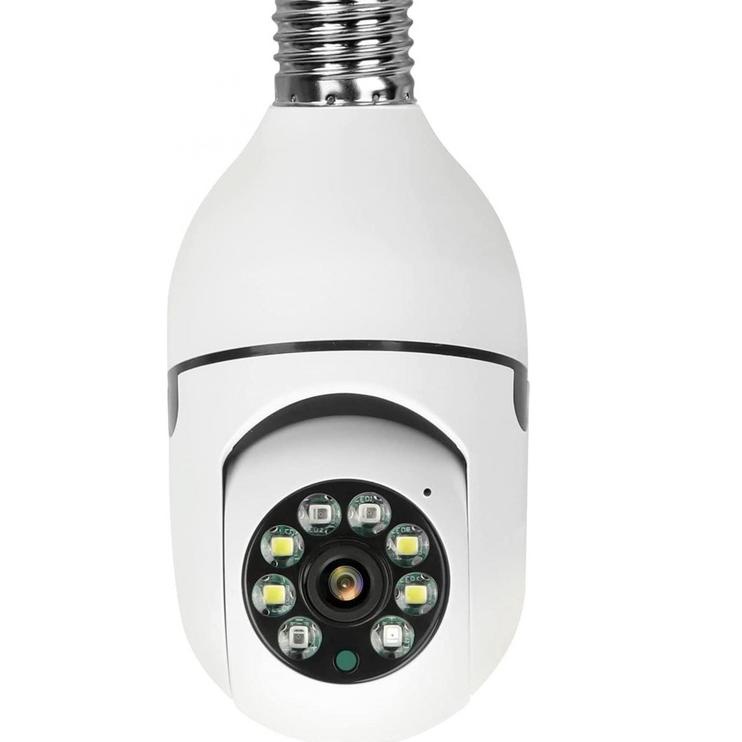 Super Kualitas 2MP WIFI E27 Lamp Bulb IP Camera Night Vision PTZ Security Camera CCTV Video Surveillance