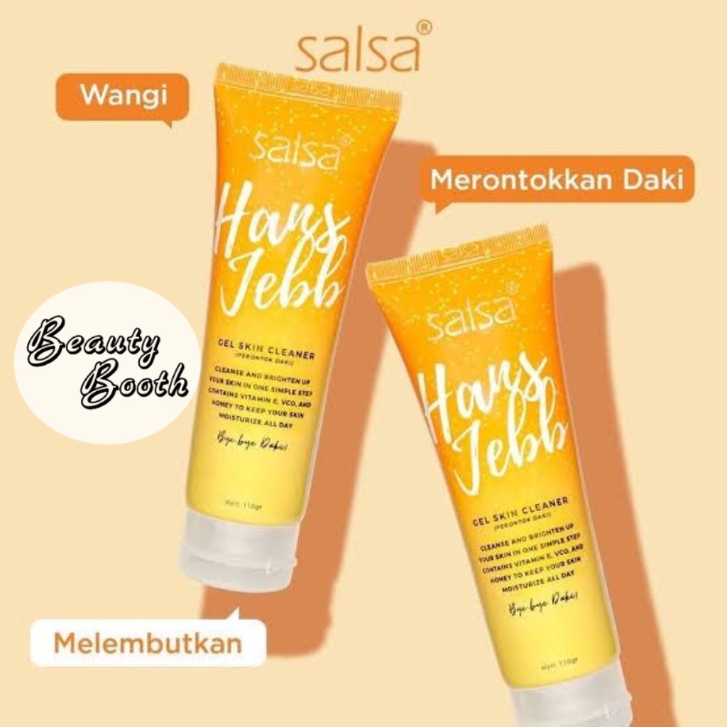 SALSA Hans Jebb Peeling Gel Green Tea | Lemon Breeze | Sweet Tropical | Gel Perontok Daki Peel Tubuh Hansjebb