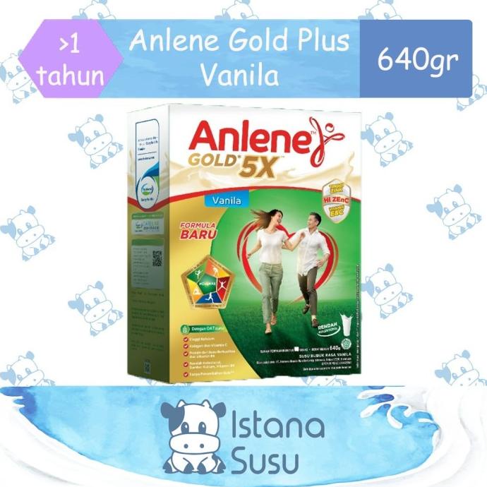 

[ COD ] Anlene Gold Plus Vanilla 640gr