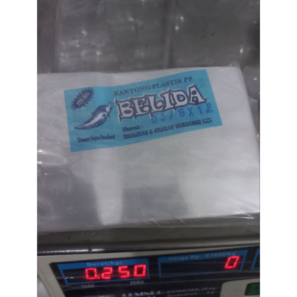 pp ikan belida 03x8x12 berat -+250g