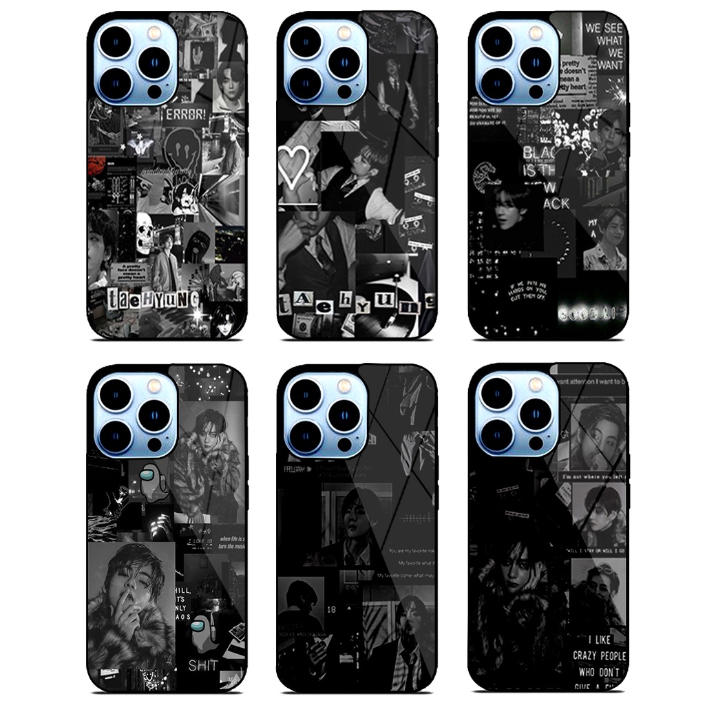 (CK270) Case Kpop BTS Kim Taehyung Aesthetic Dark Casing Glossy Oppo A54, A95 4G, A16, A74, A57 2022