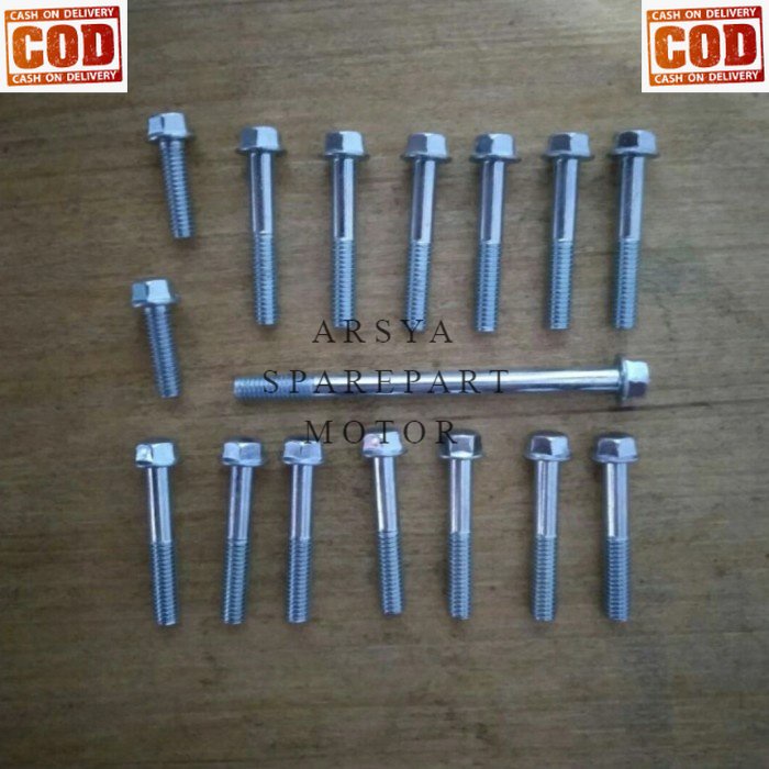 Baut Cover Tutup Blok Mesin Cvt Honda Vario Techno 110 Fi