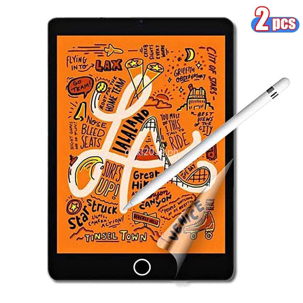 (2 Packs) Paper Like Film For Apple iPad Mini 5 2019 7.9-inch Feel Like Writing On Paper Screen Protector Full Coverage Film