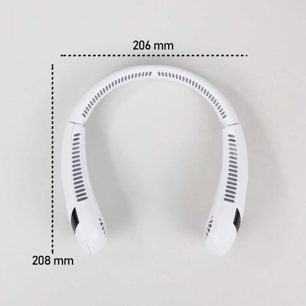 Kipas Angin Leher Portable Sport Neck Fan Rechargeable 5000mAh