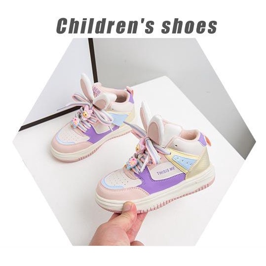 [Tokobig] Haruka Sneaker Sepatu Anak Perempuan Import Kids Ukuran 26-37 Usia 3-9 Tahun