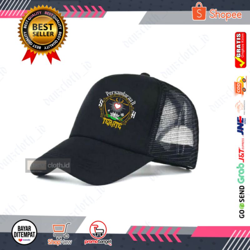 Topi Jaring PSHT Pria Wanita Anak Dewasa - Topi Trucker PSHT Terate Premium Murah Keren