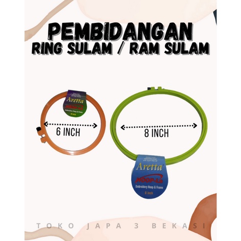 Pembidangan/Ring Sulam/Ram Sulam/Embroidery Hoop