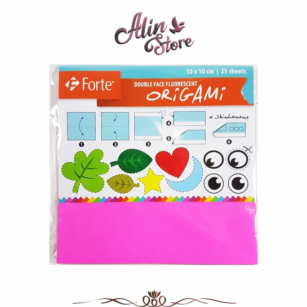 

Kertas Lipat Origami 10 X 10 (Isi 25 Lembar) Forte