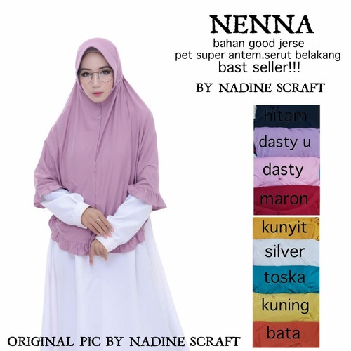 (COD) Hijab Instan Serut Jumbo Jersey  || Jilbab Instan Jumbo Rempel Jilbab Serut Rempel Jumbo Jersi