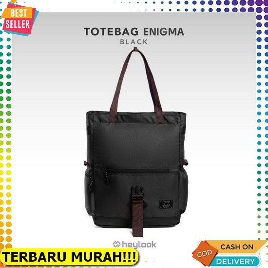 Tas Selempang Kulit Branded Kanvas Original Distro Cowok H6S3 Banyak Slot Keren Tactical Dewasa Bran