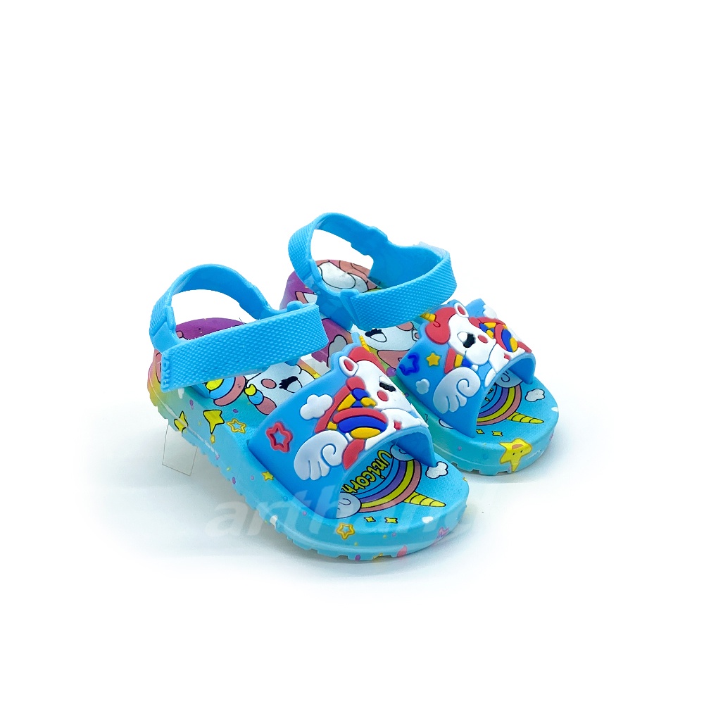NEW Sandal Anak Perempuan Model Sandal Gunung Berkarakter kuda poni Lucu