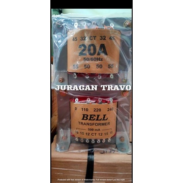 Travo 20A/55CT Merk BELL Tembaga Murni