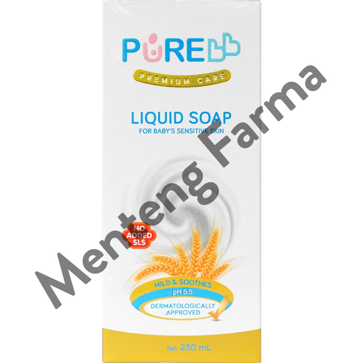 Pure Baby Liquid Soap 230 mL - Sabun Mandi Cair Bayi Kulit Sensitif