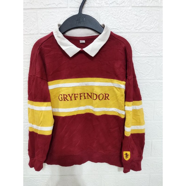 sweater anak crewneck gryffindor harry potter preloved size 5-6th