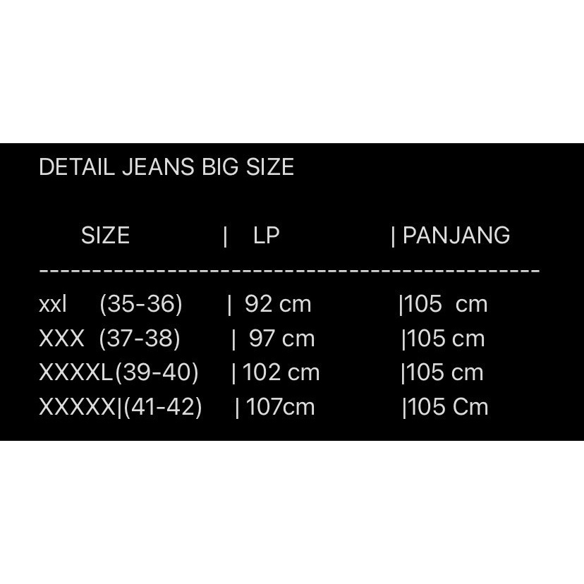 Celana Jeans Pria Varius Hitam Naomi Denim XXL - 5XL