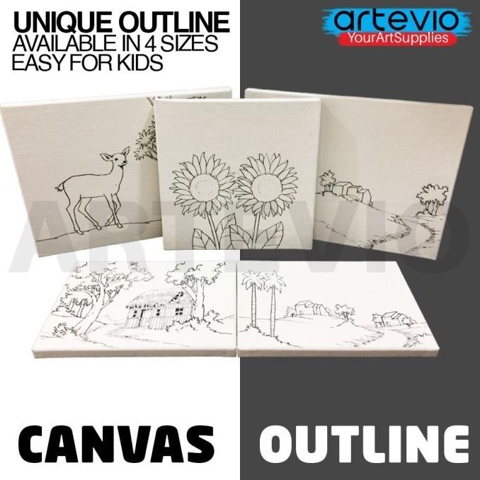 

Kanvas Lukis Outline Uk.30x20