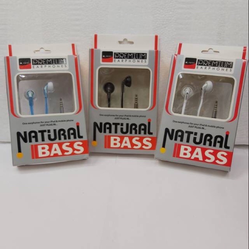 HEADSET ARMY NATURAL BASS HANDSFREE EARPHONE ARMY NATURAL BASS