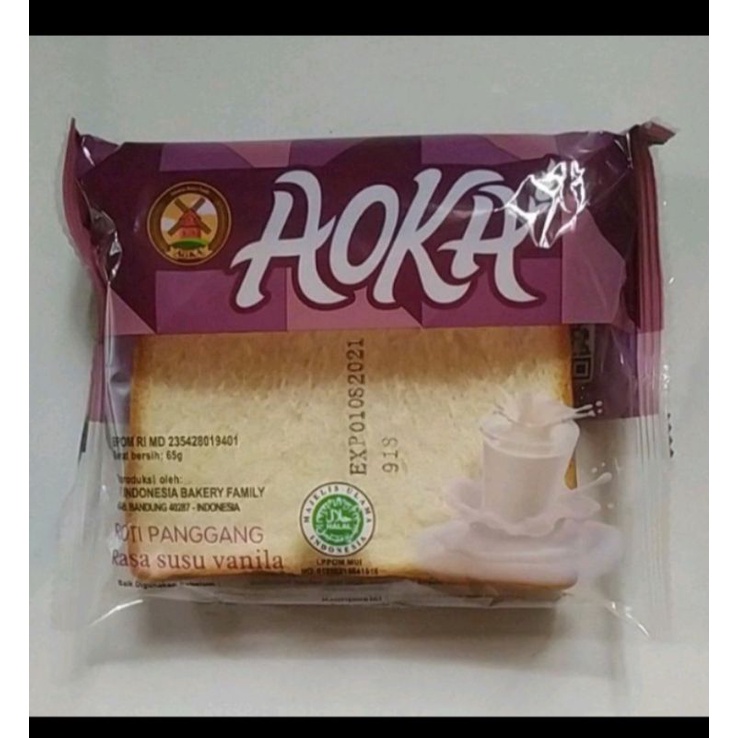 

roti aoka rasa susu vanila