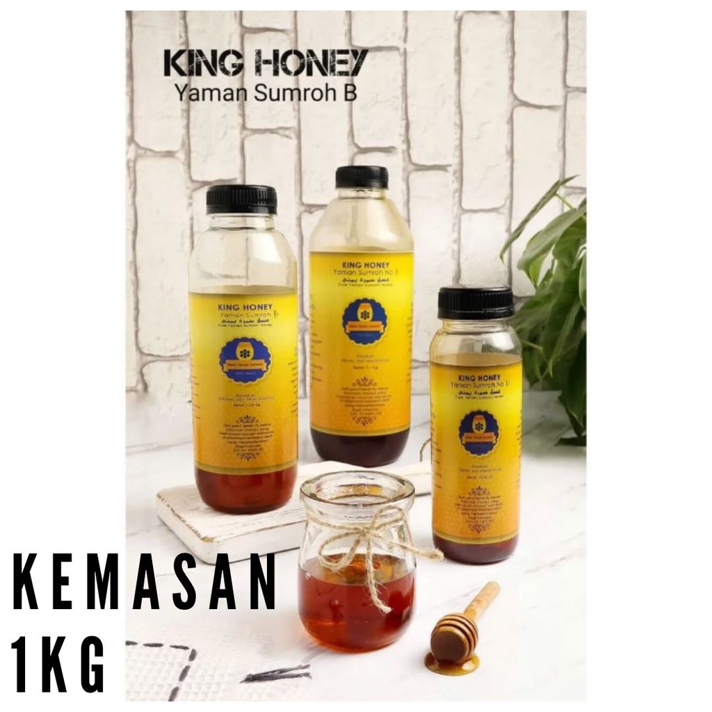 

Madu Sumroh Yaman Grade B | 1000 gr | King Honey