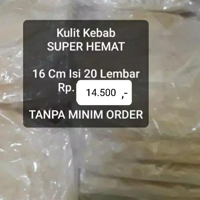 

[✞PROMO✞]Kulit Kebab Harga Super Hemat 16 Cm Isi 20 Lembar Tortila Enak Tortilla Top Cocok Untuk Kebab Frozen