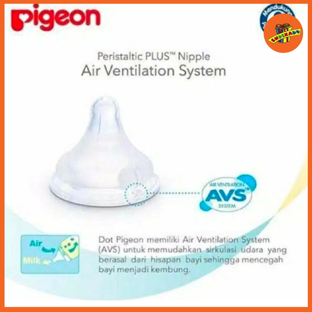 Pigeon Soft Touch Peristaltic Plus Nipple 3pc