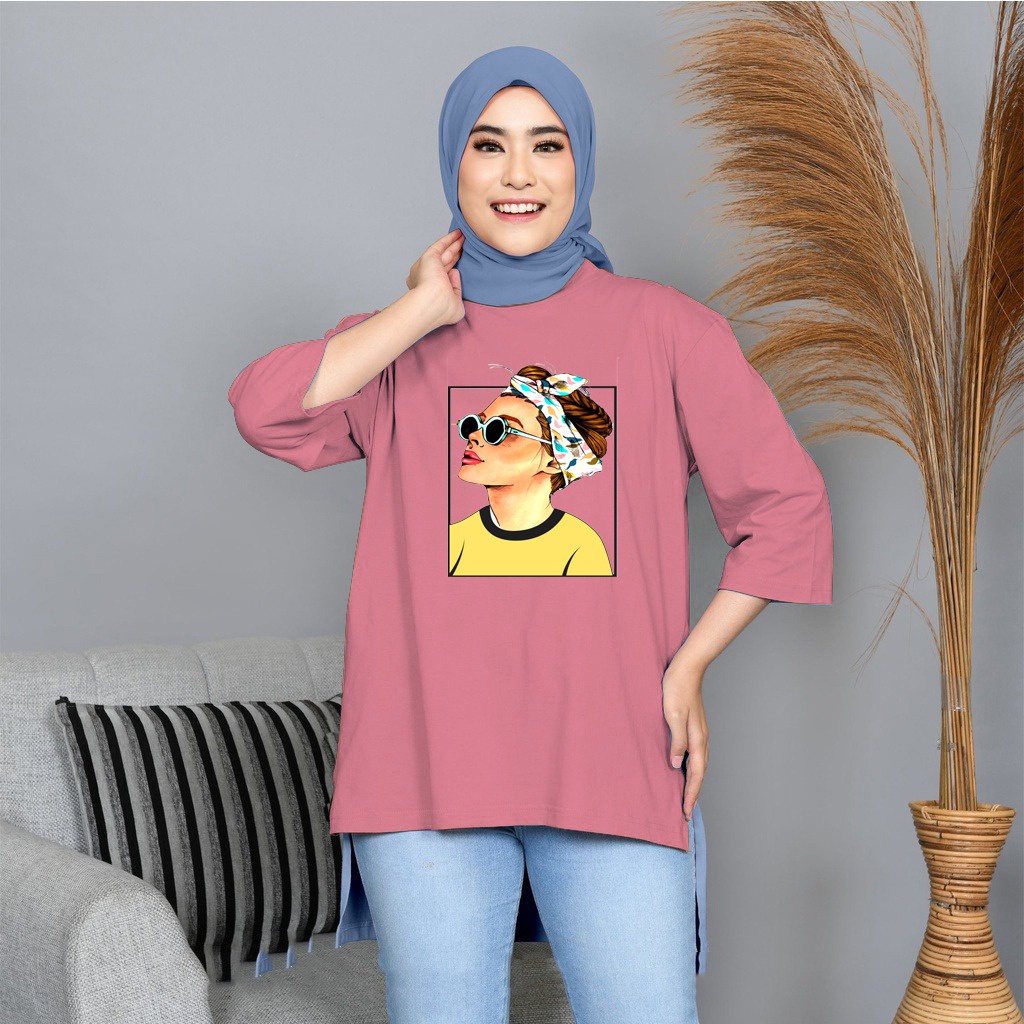 FC - TUNIK BASIC OVERSIZE WANITA HIJAB'S VARIASI 0140 DTF