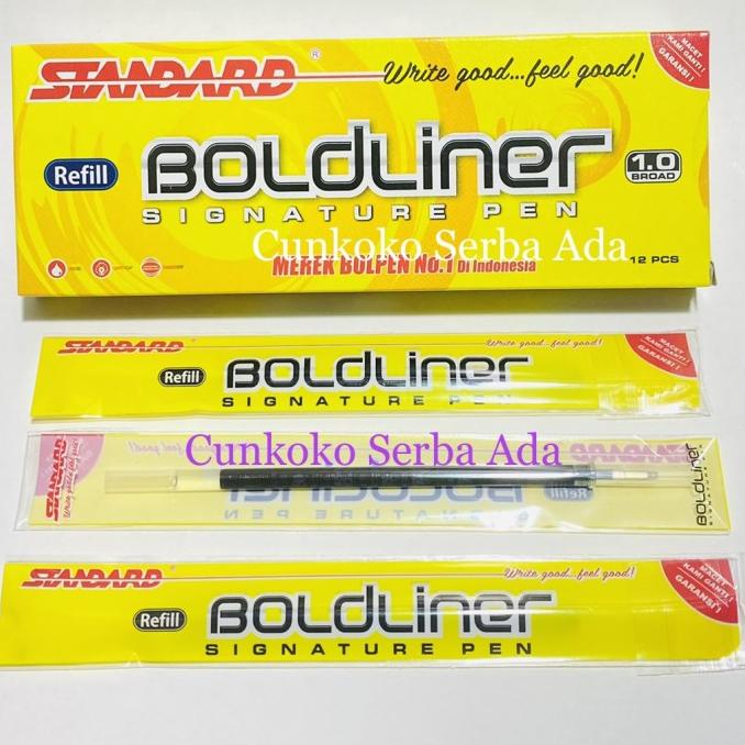 

Refill Pulpen Standard Boldliner Pro 1.0/Refill Standard Boldliner Pro Black Signature Pen 1.0