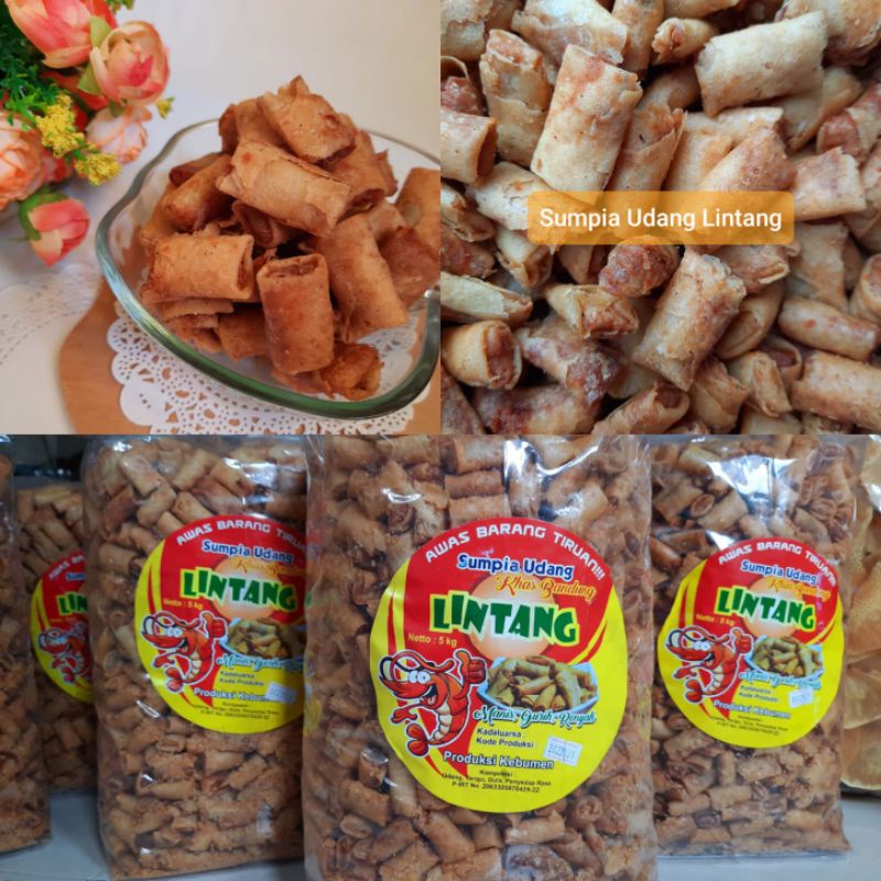 

sumpia Udang Lintang kemasan 250gr/500/1kg