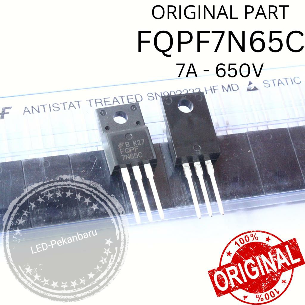 ORIGINAL MOSFET FQPF7N65C FQPF7N65 FQPF 7N65 7N65C FET ASLI