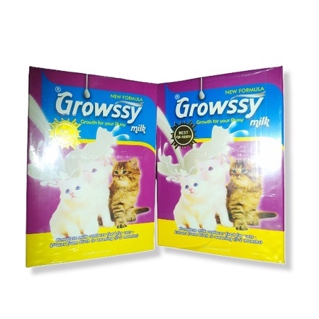 Growssy BOX susu kucing 1kotak 10FREE1