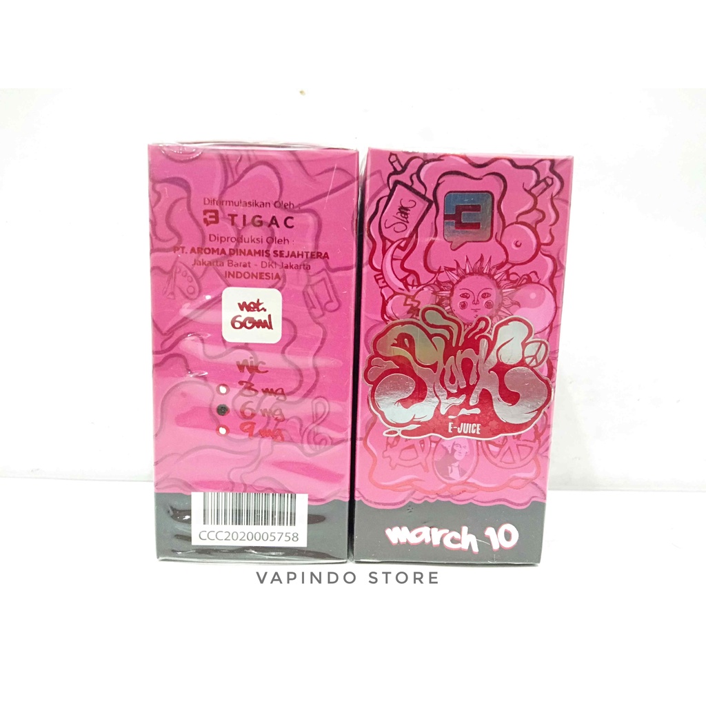 NIC 6MG SLANK V2 MARCH 10 60ML BY SLANK X TIGAC LIQUID