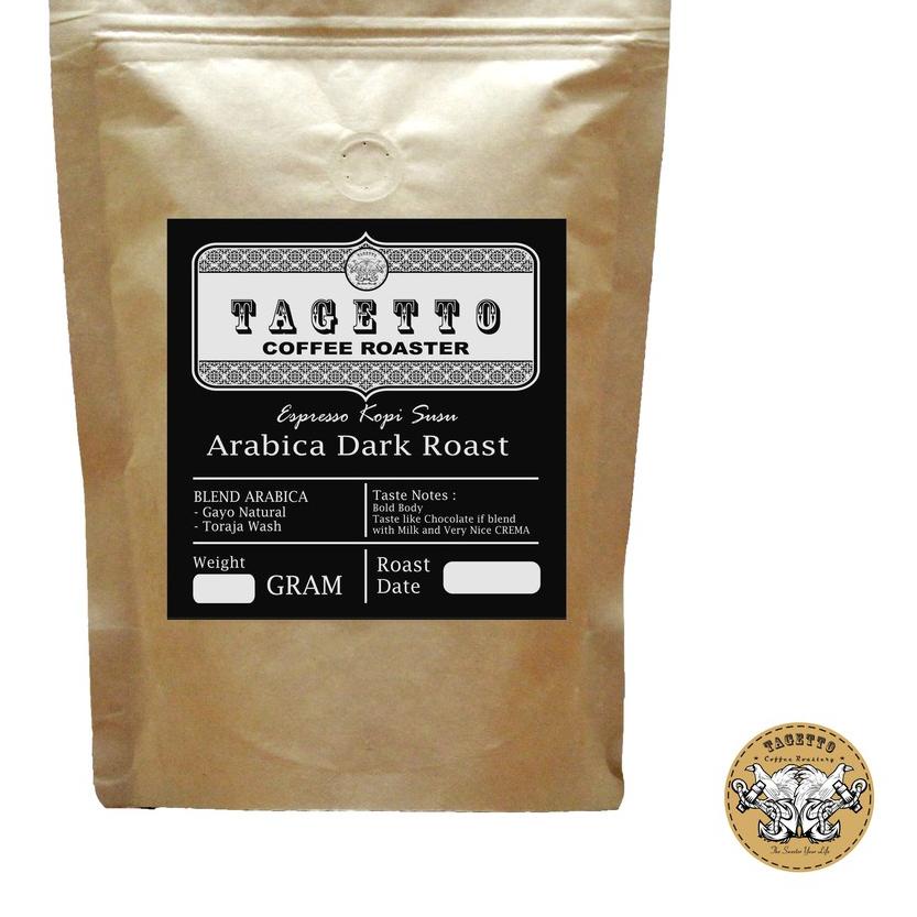

SALE✅ESPRESSO KOPI SUSU ARABIKA DARK ROAST / HITAM BERMINYAK 1KG|SQ9