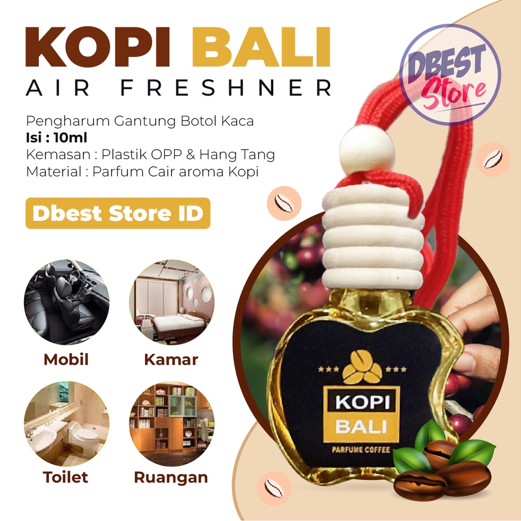 COD - Pengharum Ruangan / Mobil Kopi Bali Air Freshner