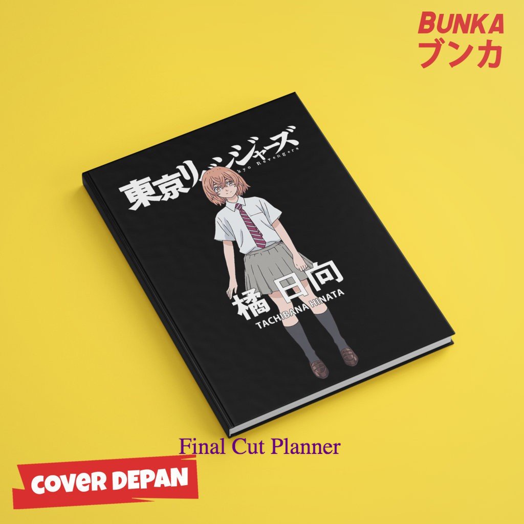 

Notebook Anime Tokyo Revengers Hinata Hardcover A5 Buku Tulis Catatan Note Agenda Planner Jurnal .