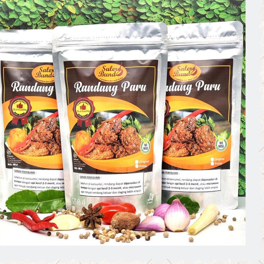 

SALE✅RENDANG PADANG PARU BEST SELLER SALERO BUNDO 1/4 KG|KD3