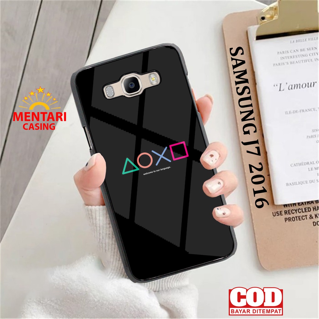 Case SAMSUNG J7 2016 CASING SAMSUNG J7 2016 [ GAME PS ] Mentari casing case hp kondom hp case custom