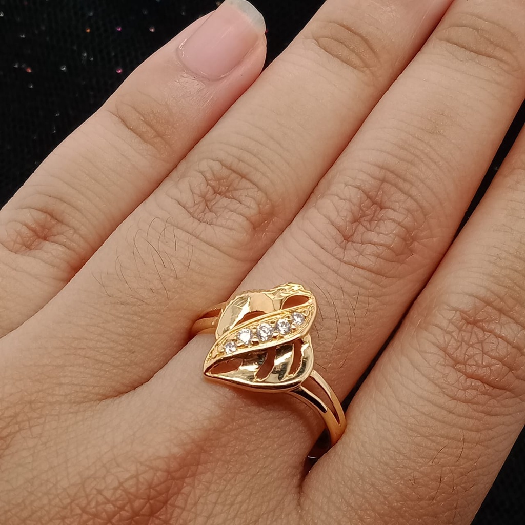 Cincin emas 17K - 2.15 gr kadar 750 - 3742